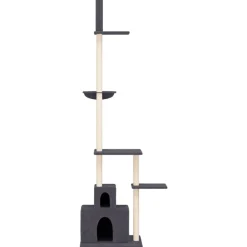 vidaXL Arbre à chat du sol au plafond 250,5-276,5 cm