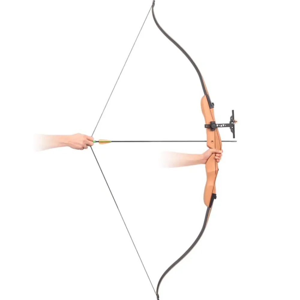 Loisirs De Plein Air-vidaXL Arc recourbé adulte 173 cm 13,6 kg