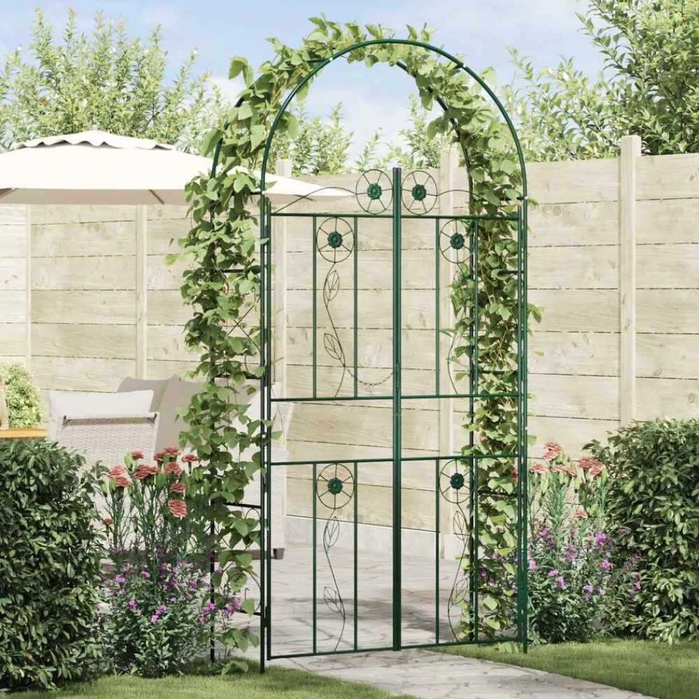 vidaXL Arche de jardin Uni 115 x 37 x 226 cm