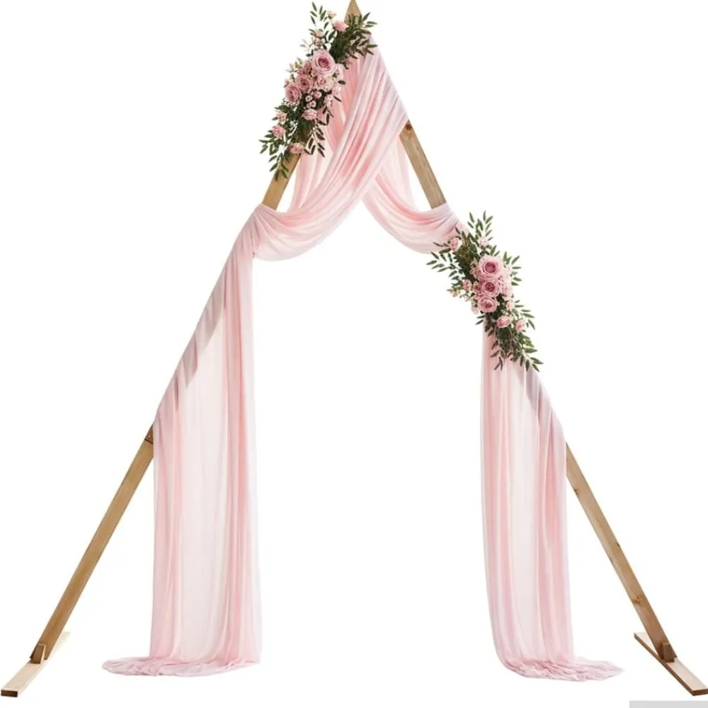 Pelouses & Jardins-vidaXL Arche de mariage Marron Clair 202 x 95 x 254 cm