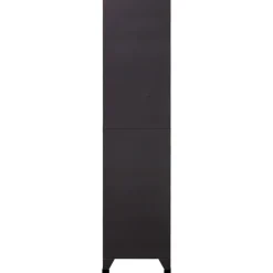 Armoires & Meubles De Rangement-vidaXL Armoire à casiers 90x45x180 cm Acier Anthracite et blanc