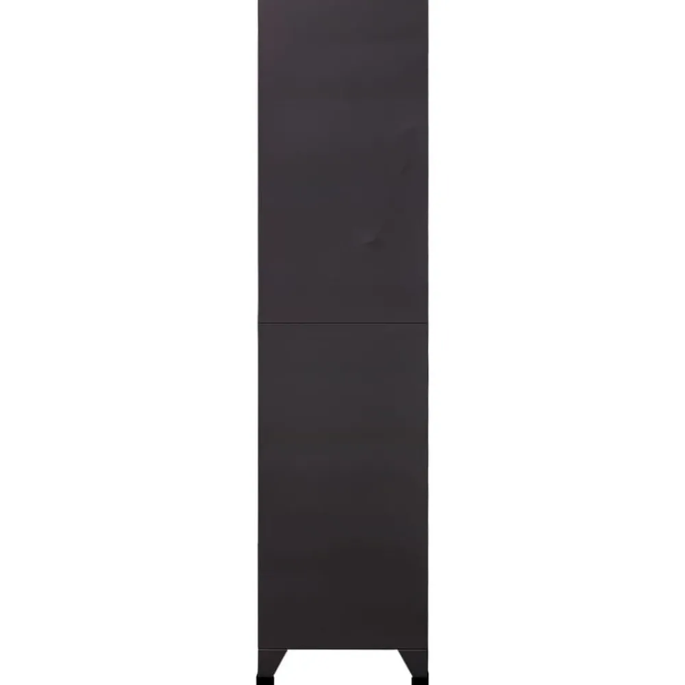 Armoires & Meubles De Rangement-vidaXL Armoire à casiers 90x45x180 cm Acier Anthracite et blanc