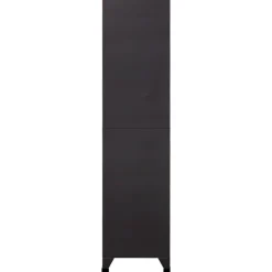 Armoires & Meubles De Rangement-vidaXL Armoire à casiers 90x45x180 cm Acier anthracite et rouge