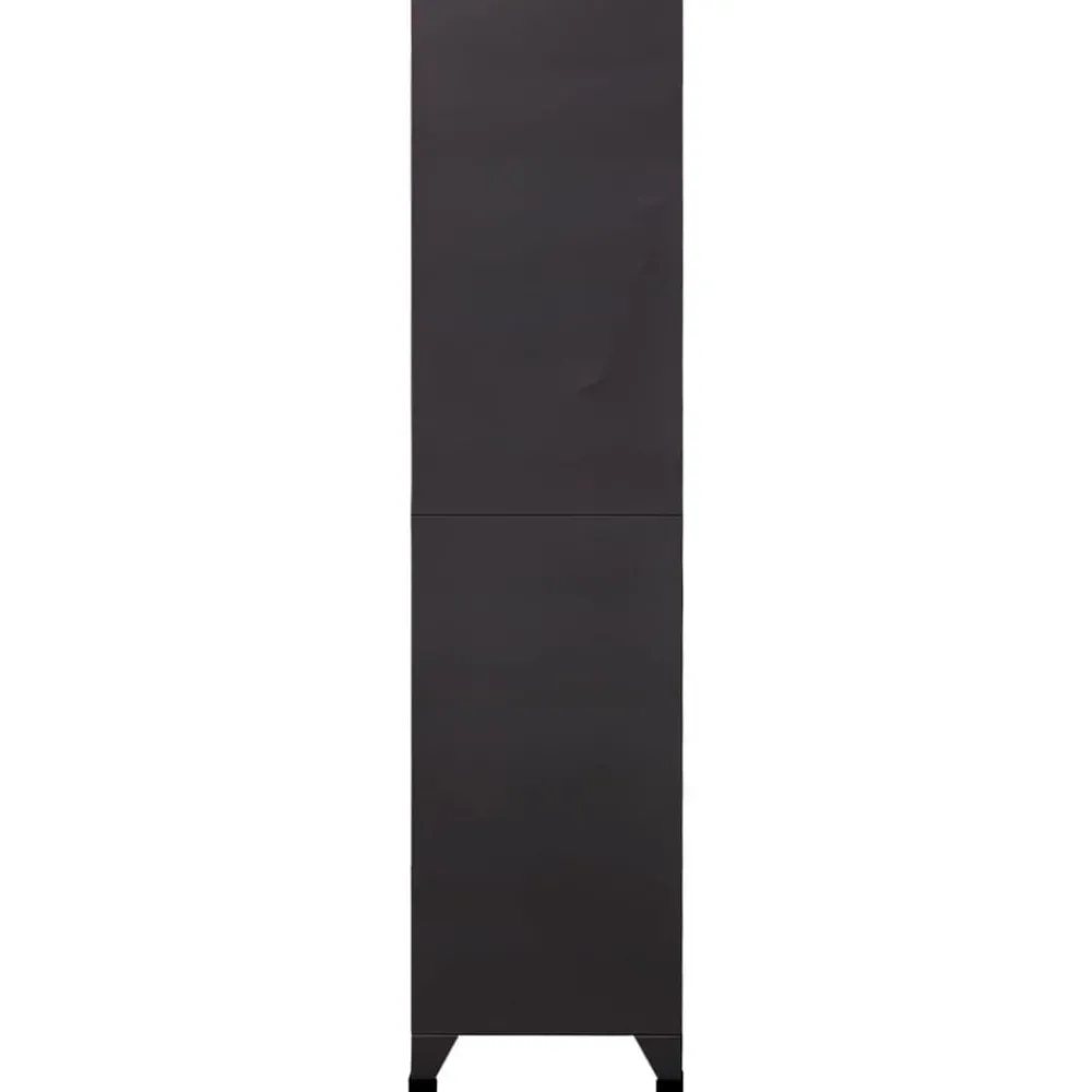Armoires & Meubles De Rangement-vidaXL Armoire à casiers 90x45x180 cm Acier anthracite et rouge