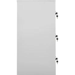 vidaXL Armoire à casiers 90x45x92,5 cm Acier