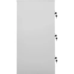 vidaXL Armoire à casiers 90x45x92,5 cm Acier