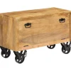 Produits Ménagers-vidaXL Armoire à chaussures 86x35x55 cm Bois de manguier solide