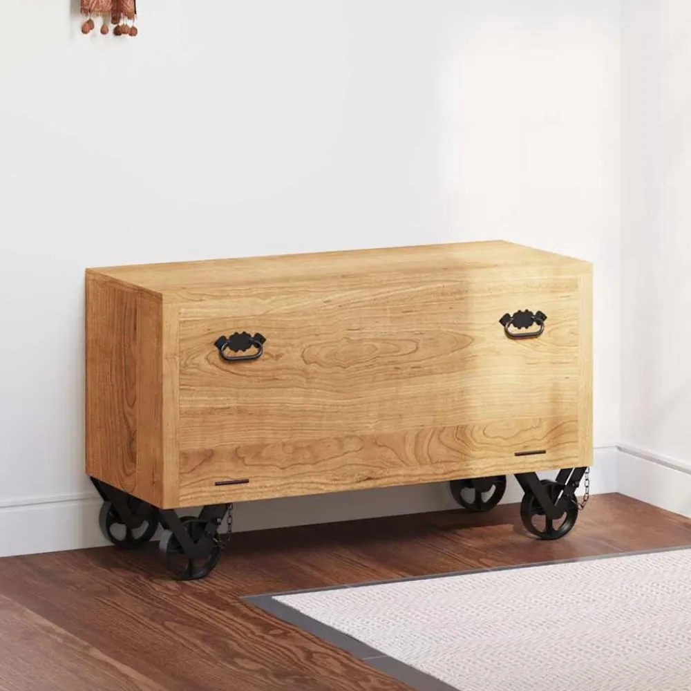 Produits Ménagers-vidaXL Armoire à chaussures 86x35x55 cm Bois de manguier solide