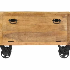 Produits Ménagers-vidaXL Armoire à chaussures 86x35x55 cm Bois de manguier solide