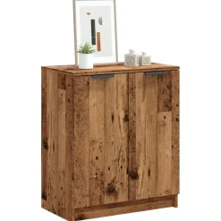 vidaXL Armoire à chaussures 59x35x70 cm bois d'ingénierie