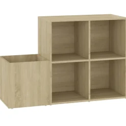vidaXL Armoire à chaussures d’entrée chêne sonoma bois ingénierie