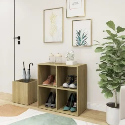 vidaXL Armoire à chaussures d’entrée chêne sonoma bois ingénierie