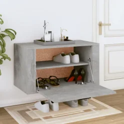 vidaXL Armoire à chaussures murale 70x35x38 cm