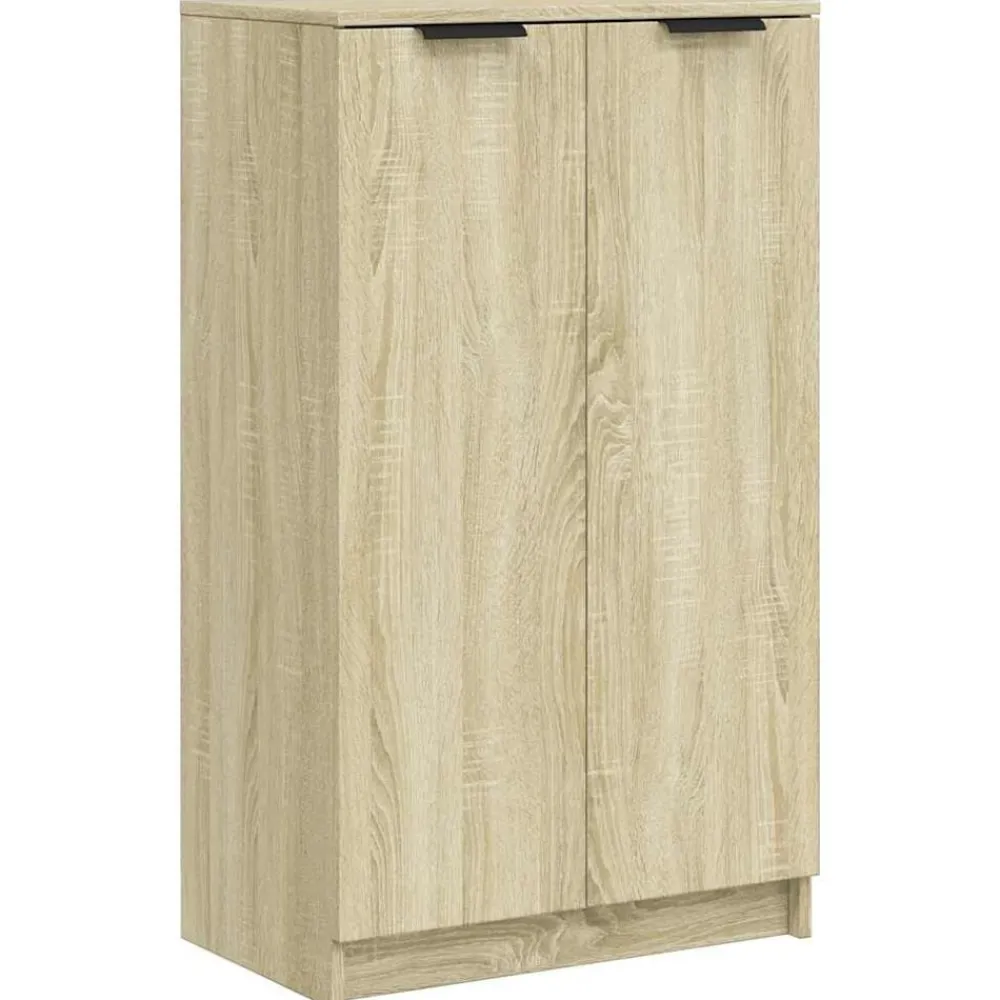 vidaXL Armoire à chaussures Chêne sonoma 59x35x100,5cm Bois d'ingénierie