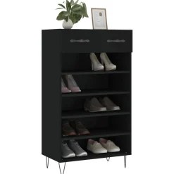 vidaXL Armoire à chaussures 60x35x105 cm bois d'ingénierie