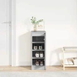 vidaXL Armoire à chaussures 29,5x34x76 cm bois ingénierie