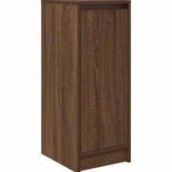 vidaXL Armoire à chaussures chêne marron 29,5x34x76 cm bois ingénierie