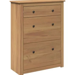 vidaXL Armoire à chaussures PANAMA 80x35x105 cm bois de pin massif