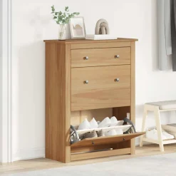 vidaXL Armoire à chaussures PANAMA 80x35x105 cm bois de pin massif