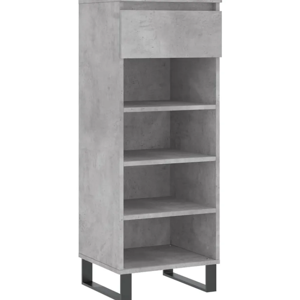 vidaXL Armoire à chaussures 40x36x105 cm Bois d'ingénierie