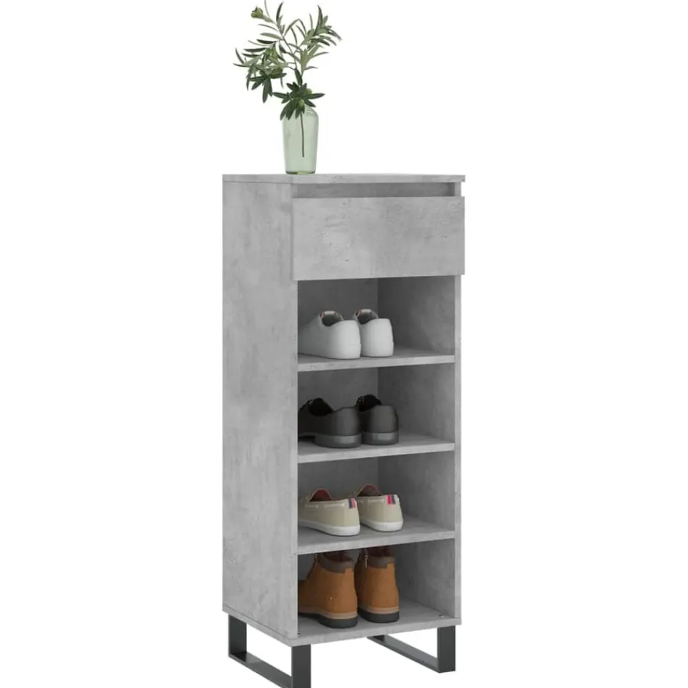 vidaXL Armoire à chaussures 40x36x105 cm Bois d'ingénierie