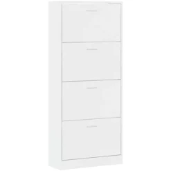 vidaXL Armoire à chaussure 63x24x147 cm Bois ingénierie