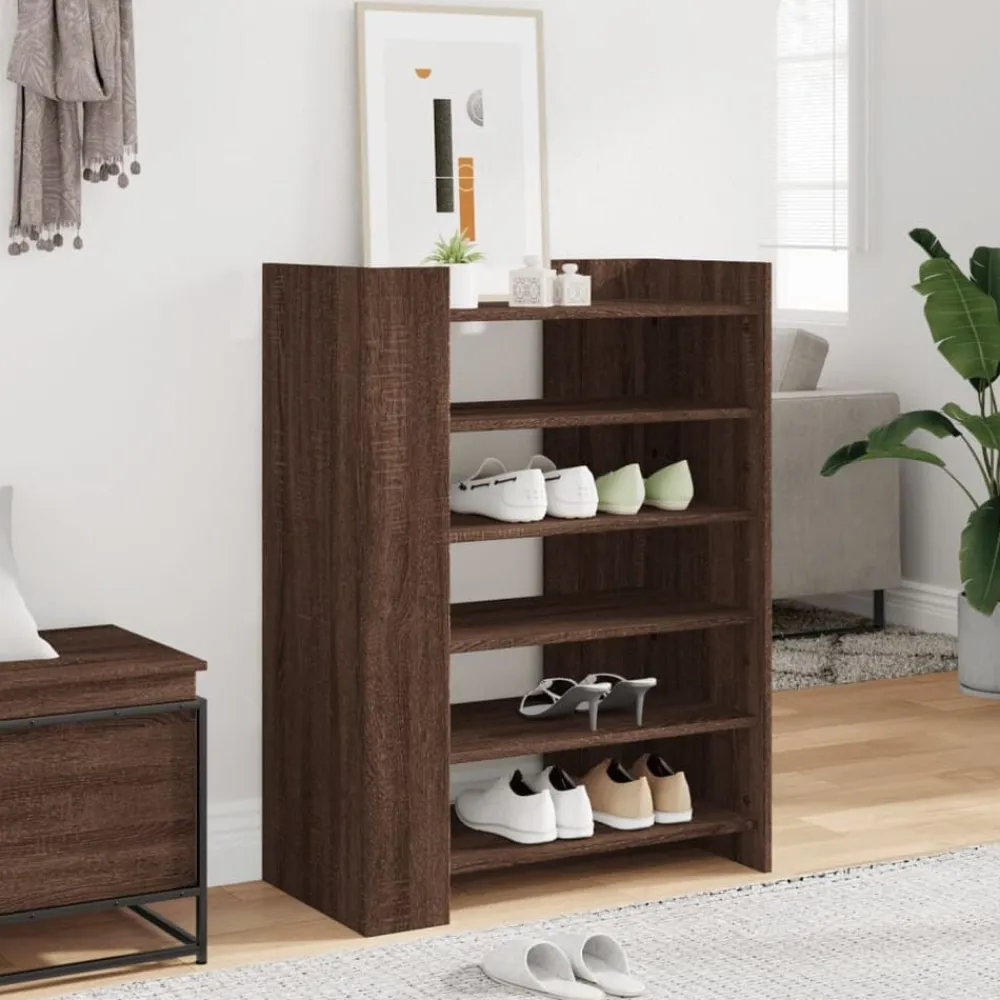 Produits Ménagers-vidaXL Armoire à chaussures chêne marron 74,5x37,5x100 cm Chêne marron