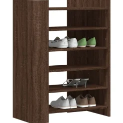 Produits Ménagers-vidaXL Armoire à chaussures chêne marron 74,5x37,5x100 cm Chêne marron