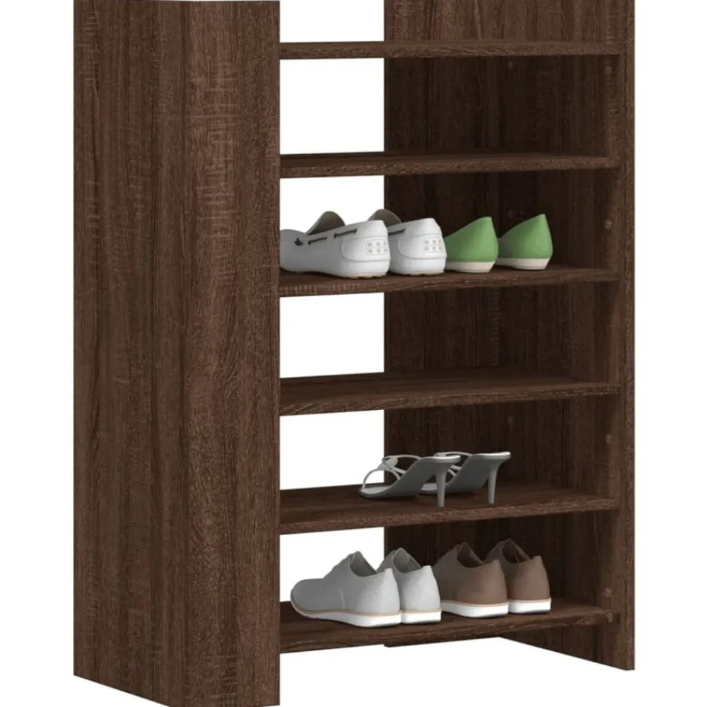 Produits Ménagers-vidaXL Armoire à chaussures chêne marron 74,5x37,5x100 cm Chêne marron
