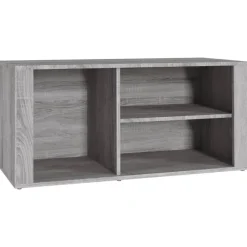 Produits Ménagers-vidaXL Armoire à chaussures 100x35x45 cm Bois d'ingénierie Sonoma gris