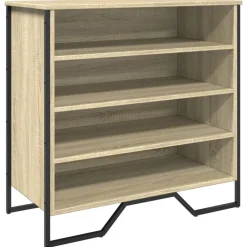 vidaXL Armoire à chaussures chêne sonoma 80x38x78 cm bois d'ingénierie