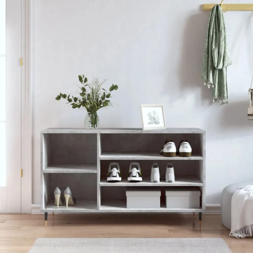 vidaXL Armoire à chaussures 102x36x60 cm Bois d'ingénierie