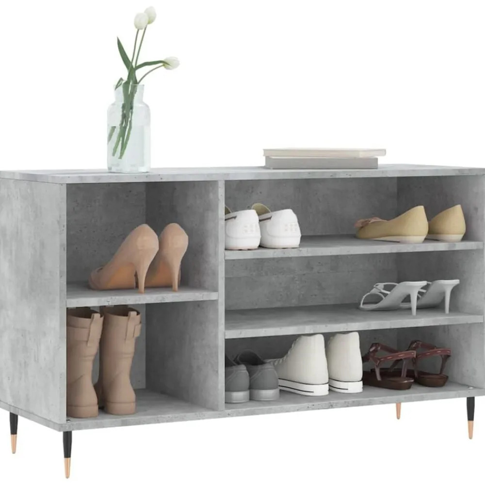 vidaXL Armoire à chaussures 102x36x60 cm Bois d'ingénierie
