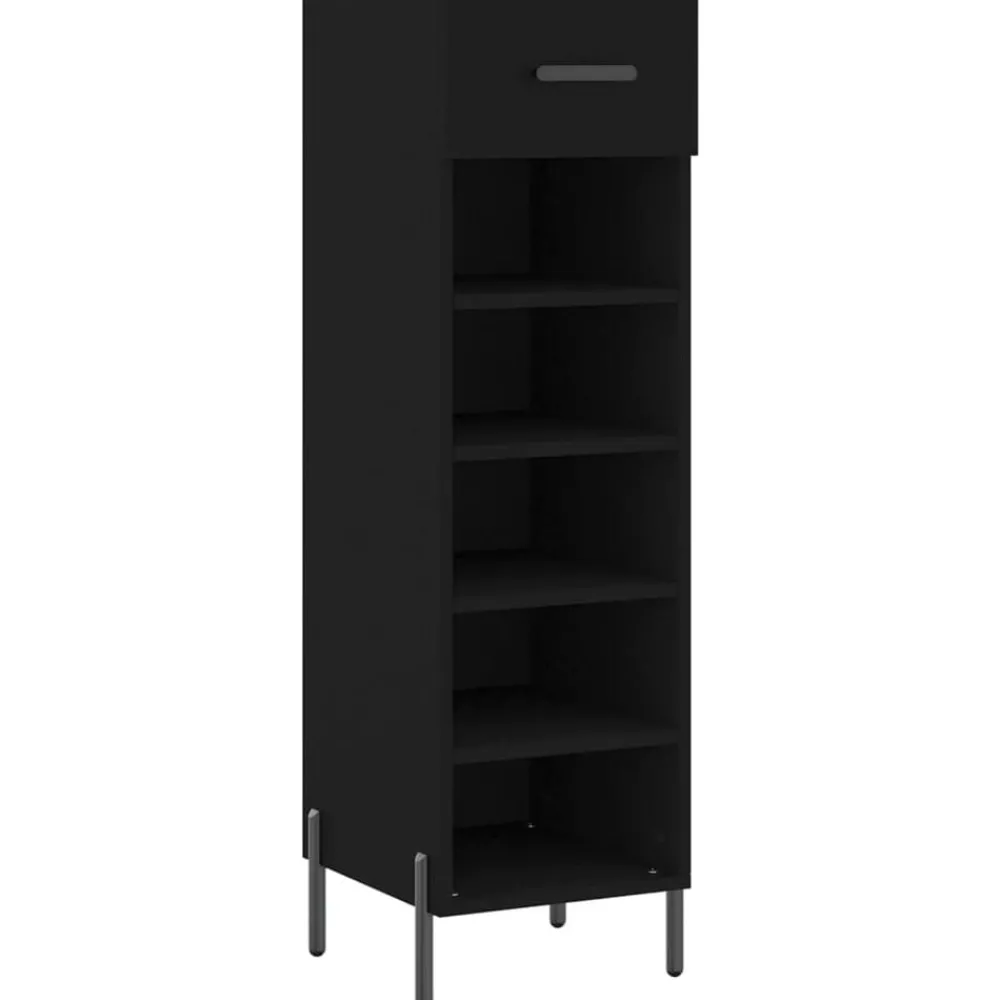 vidaXL Armoire à chaussures 30x35x105 cm bois d'ingénierie