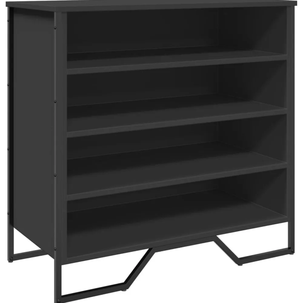 vidaXL Armoire à chaussures 80x38x78 cm bois d'ingénierie