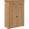 vidaXL Armoire à chaussures PANAMA 80x40x114 cm bois de pin massif