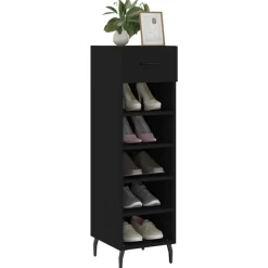 vidaXL Armoire à chaussures 30x35x105 cm bois d'ingénierie