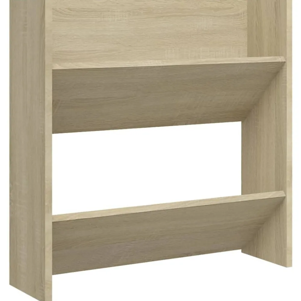 vidaXL Armoire à chaussures murale Chêne Sonoma 60x18x60 cm Aggloméré