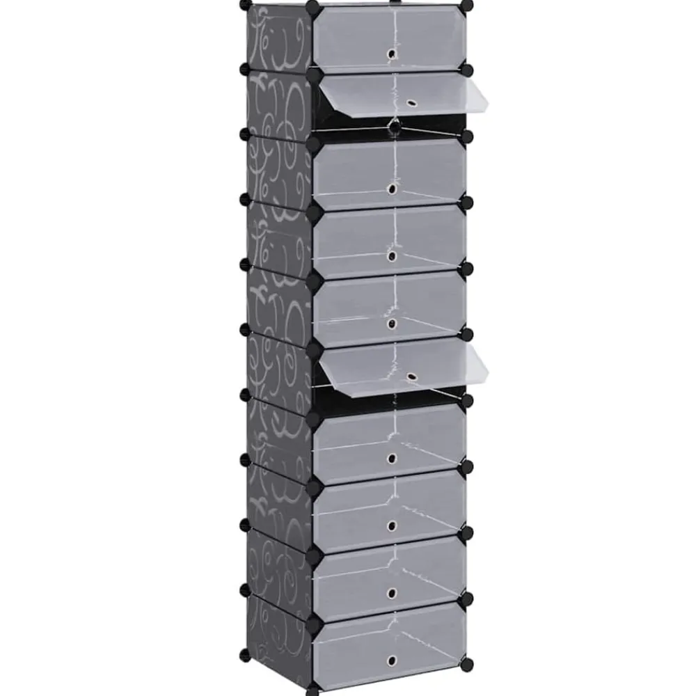 vidaXL Armoire à chaussures avec 10 compartiments