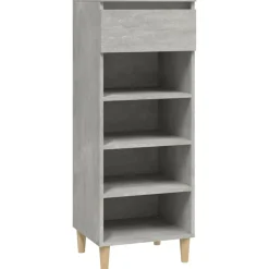 vidaXL Armoire à chaussures 40x36x105 cm Bois d'ingénierie