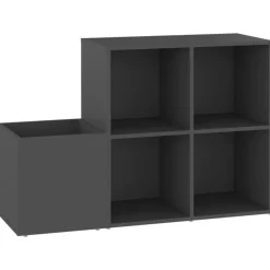 vidaXL Armoire à chaussures entrée 105x35,5x70 cm bois ingénierie