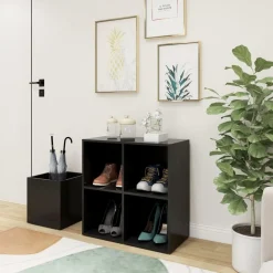 vidaXL Armoire à chaussures entrée 105x35,5x70 cm bois ingénierie