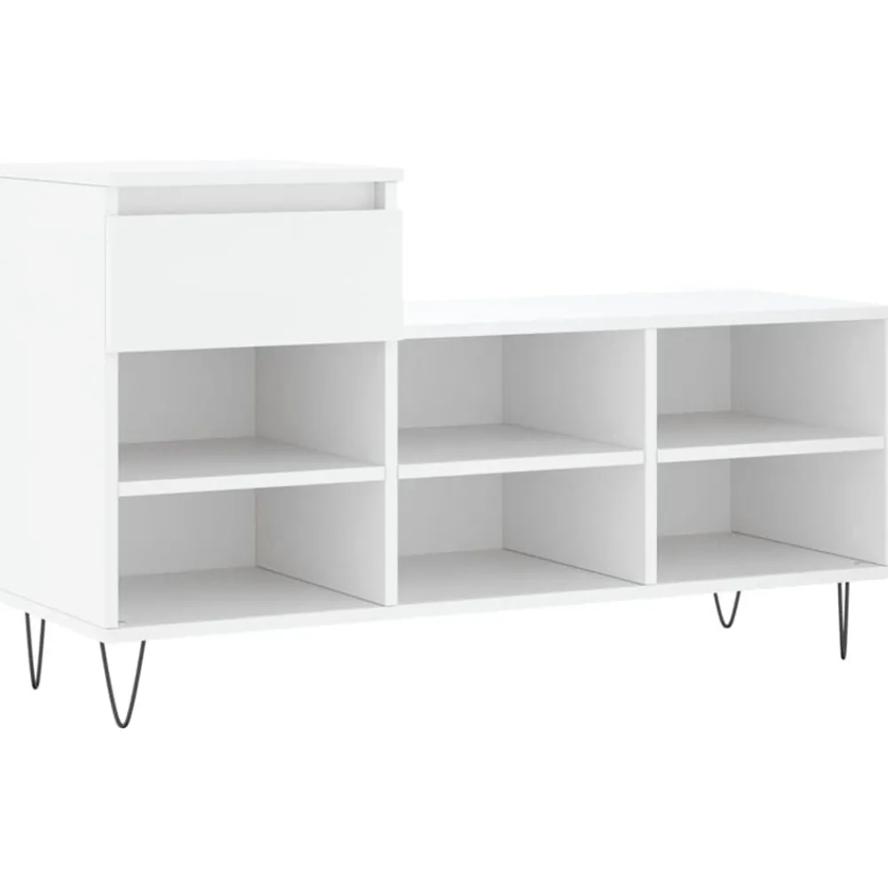 vidaXL Armoire à chaussures 102x36x60 cm Bois d'ingénierie
