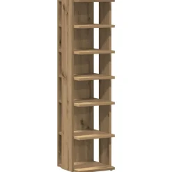 vidaXL Armoire à chaussures chêne artisanal bois d'ingénierie