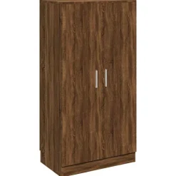 Produits Ménagers-vidaXL Armoire à chaussures Chêne marron 55x35x108cm Bois d'ingénierie Ch&ecirc;ne marron