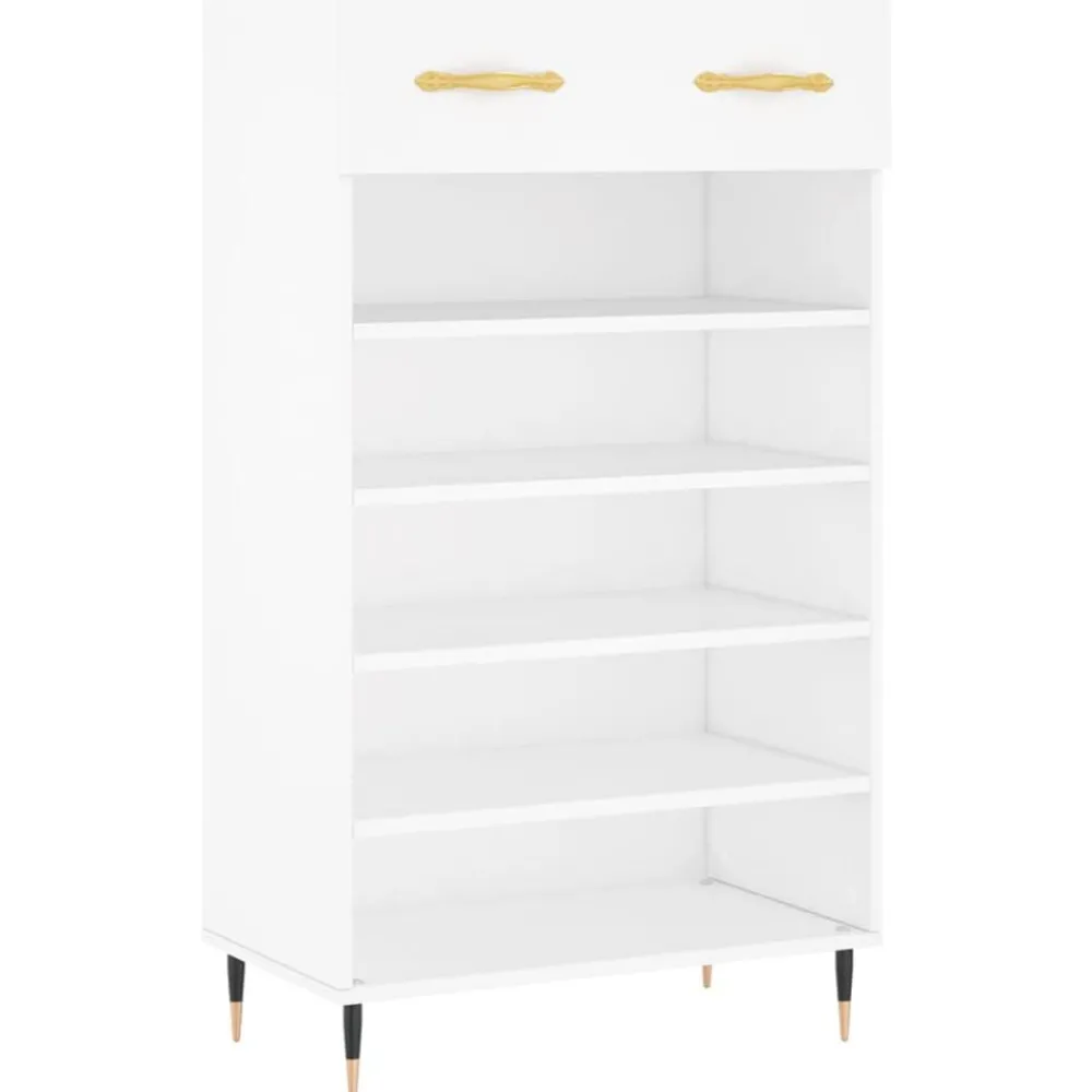 vidaXL Armoire à chaussures 60x35x105 cm bois d'ingénierie