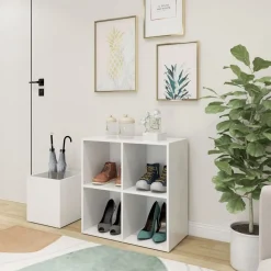 vidaXL Armoire à chaussures d'entrée bois d'ingénierie