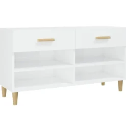 vidaXL Armoire à chaussure 102x35x55 cm Bois ingénierie