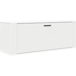 vidaXL Armoire à chaussures murale 100x35x38cm Bois d'ingénierie