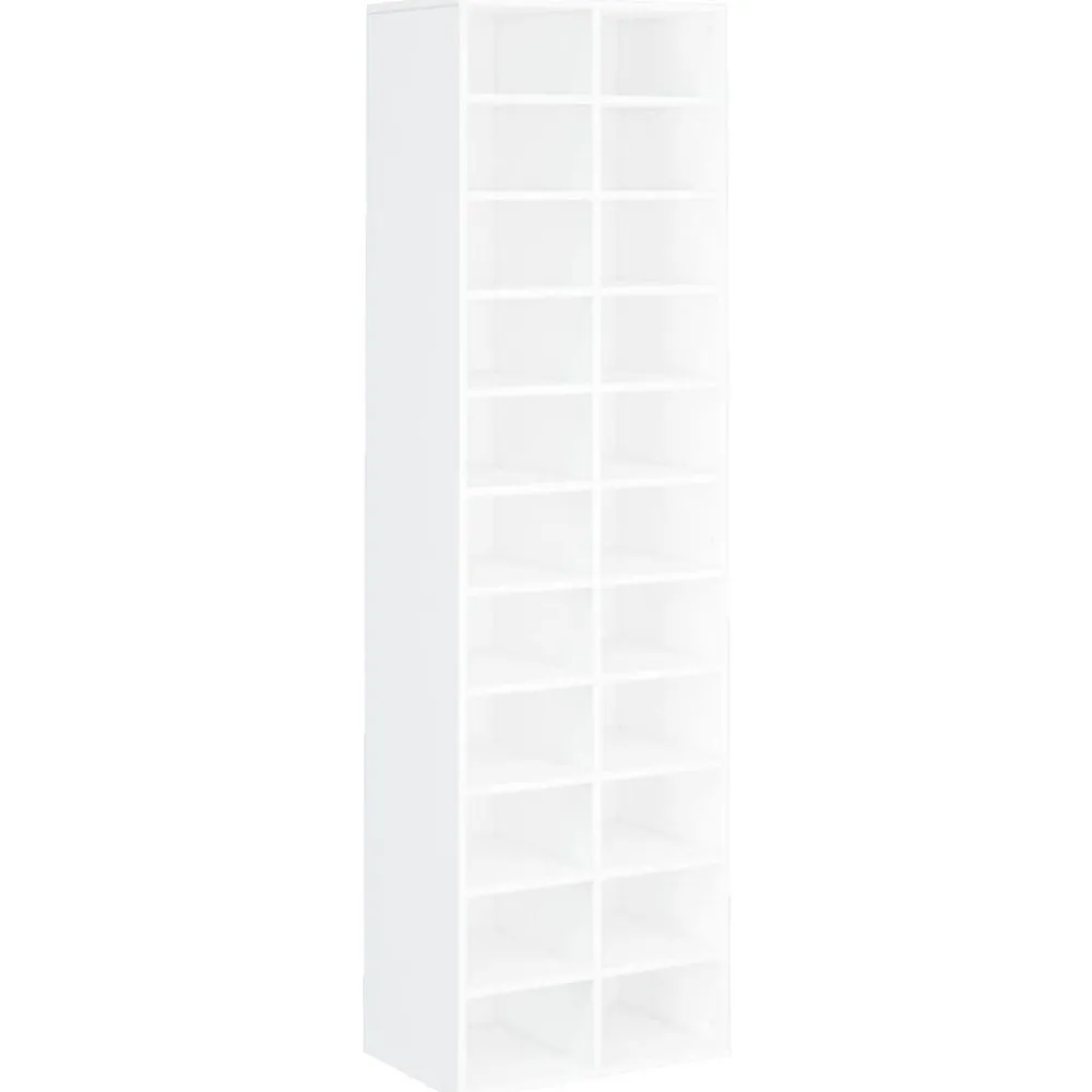 vidaXL Armoire à chaussures 54x34x183 cm Bois d'ingénierie